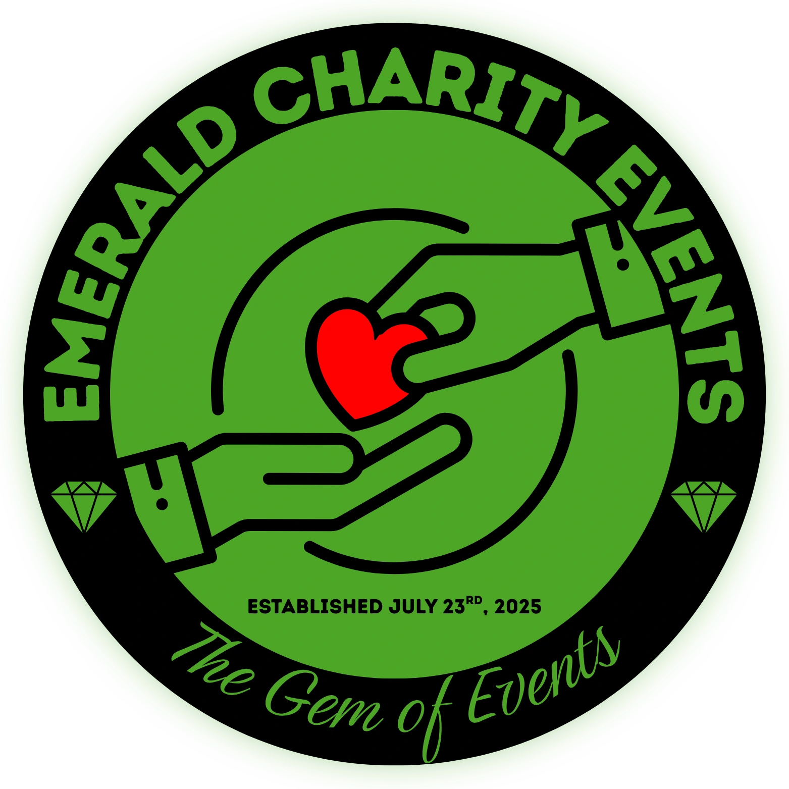 Emerald Charity Events Logo